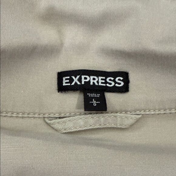 Express Light Taupe Versatile Utility Jacket - Picture 2 of 14